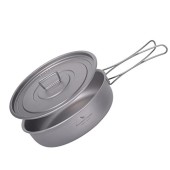 Boundless Voyage Titanium Induction Frying Pan with Lid, 8 inch, Ti2065C, non-stick 1pc