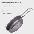 Boundless Voyage Titanium Induction Frying Pan with Lid, 8 inch, Ti2065C, non-stick 1pc