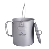 Boundless Voyage 750ml Titanium Pot with Folding Bail Handle
