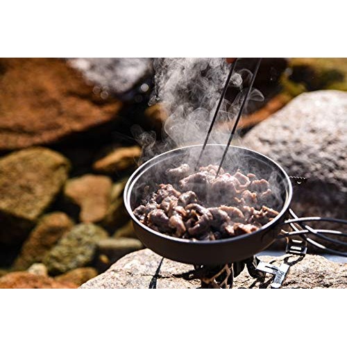 Boundless Voyage Titanium Pot and Pan Set with Lid, Folding Bail Handle, Ti15114A 1000ml + 500ml-5
