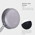 Boundless Voyage Titanium Frying Pan Dish with Folding Handle, Ti2062C Small