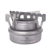 Boundless Voyage Titanium Spirit Alcohol Stove, Mini Alcohol Burner for Camping, Backpacking and Hiking