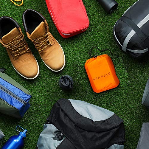 Bramble Emergency Thermal Bivvy Bags, Rescue Sleeping Blankets, Bright Orange, 213 x 91 cm, Pack of 3-6
