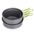 BRAVECOW 11-Piece Camping Cookware Set for 3-4 People