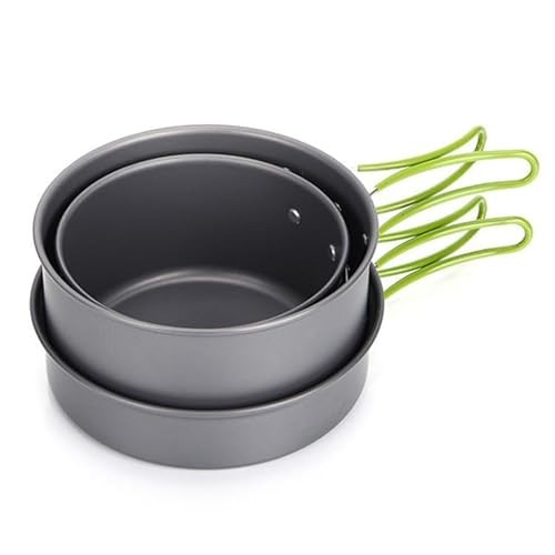 BRAVECOW 11-Piece Camping Cookware Set for 3-4 People-2