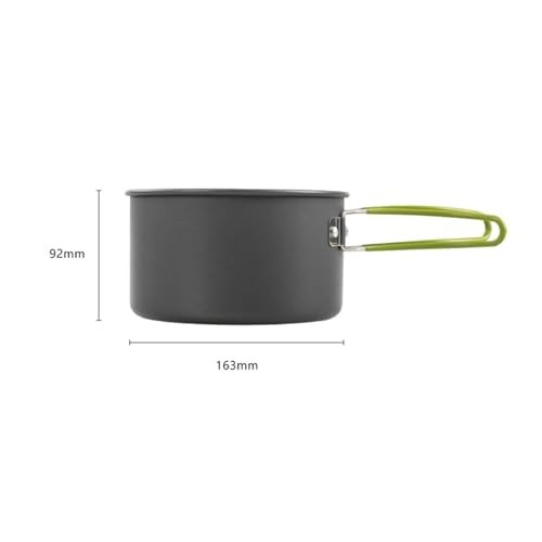 BRAVECOW 11-Piece Camping Cookware Set for 3-4 People-4