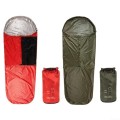 Tidevib Green Breathable Waterproof Bivy Sack Sleeping Bag with Thermal Reflective Material
