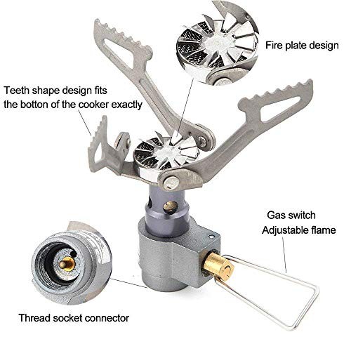BRS BRS-3000T Ultralight Titanium Camping Stove, 26 g-1