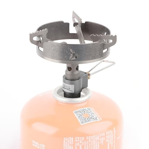 BRS 3000T Stove and Titanium Windscreen Combo Set with Storage Box-1