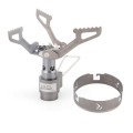 BRS 3000T Stove and Titanium Windscreen Combo Set with Storage Box