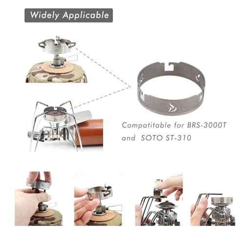 BRS 3000T Stove and Titanium Windscreen Combo Set with Storage Box-6