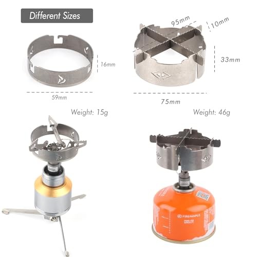 BRS 3000T Stove and Titanium Windscreen Combo Set with Storage Box-7