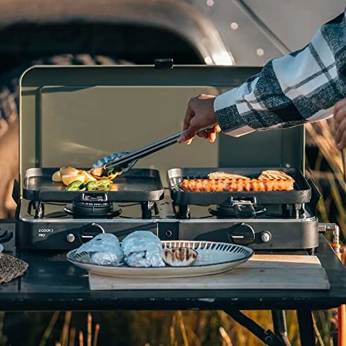 Cadac 2 Cook 3 Pro Deluxe QR Camping Stove, Grey-4