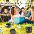 Generic Camping Cooking Pot, Non-stick Portable Cookware for 2 to 3 People
