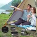 Generic Camping Cooking Pot, Non-stick Portable Cookware for 2 to 3 People