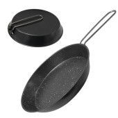 Generic Camping Frying Pan 7.87 Inch Non-Stick Skillet with Folding Handle