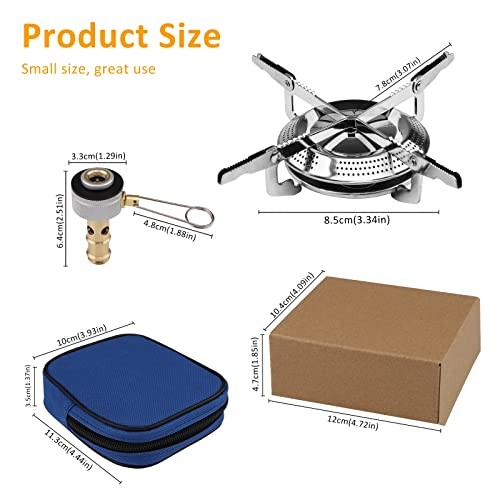 TSLBW Portable Single Burner Camping Gas Stove 2800W-1