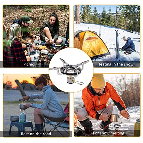 TSLBW Portable Single Burner Camping Gas Stove 2800W-6