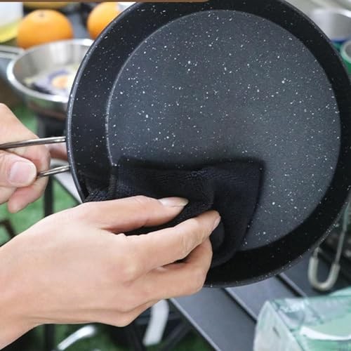 Generic Camping Pan 7.87 inches, portable frying pan with folding handle-7
