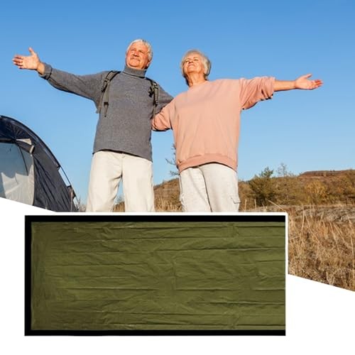 Generic Green Camping Sleeping Bag Thermal Sleep Pouch-2