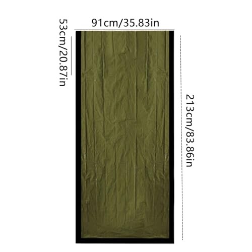 Generic Green Camping Sleeping Bag Thermal Sleep Pouch-4