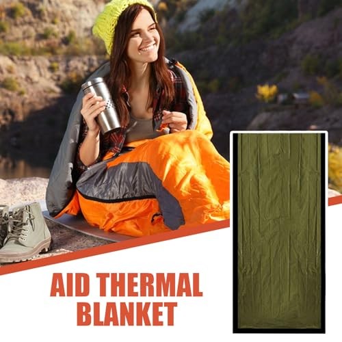 Generic Green Camping Sleeping Bag Thermal Sleep Pouch-8