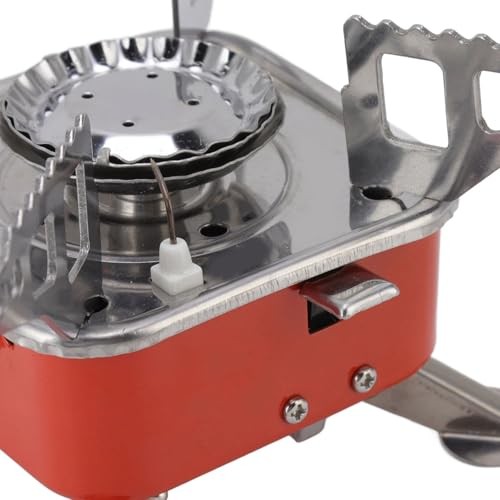 Taylor & Brown Mini Foldable Backpacking Stove with 8 Gas Canisters-3
