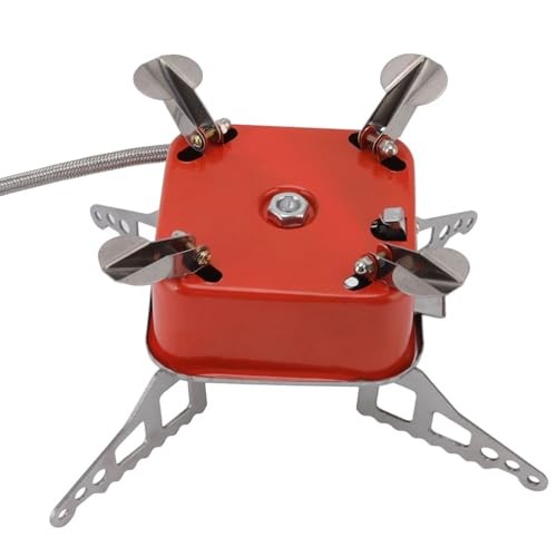 Taylor & Brown Mini Foldable Camping Stove with 4 Gas Canisters-6