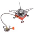 Taylor & Brown Mini Folding Camping Stove, Portable Single Burner with Piezo Ignition