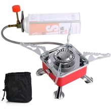 Taylor & Brown Mini Folding Camping Stove, Portable Single Burner with Piezo Ignition