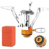 Starvortex Portable Camping Gas Stove, 117 g, Foldable Backpacking Burner