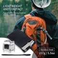 Lixada Portable Wood Burning Camping Stove, Stainless Steel