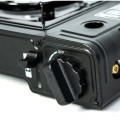 Deejaah Portable Camping Stove with Carry Case and 8 Butane Gas Canisters
