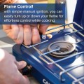 Campingaz Base Camp Gas Stove with Lid, Blue, 43 x 24 x 8 cm