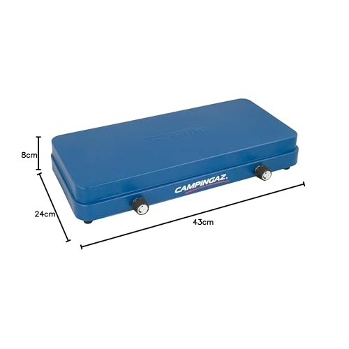 Campingaz Base Camp Gas Stove with Lid, Blue, 43 x 24 x 8 cm-7