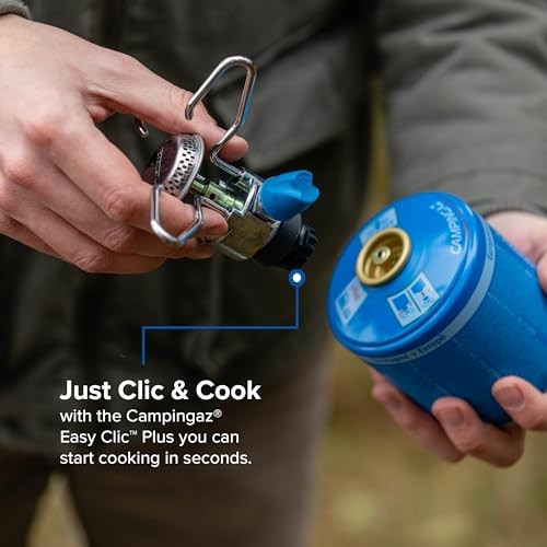 Campingaz Bleuet Micro Plus 1-Burner Camping Stove, Blue-2