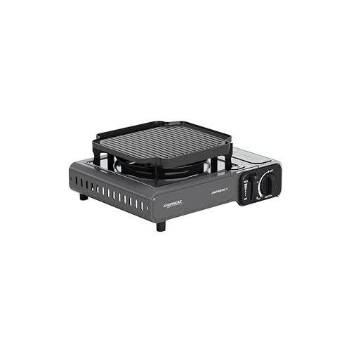 Campingaz Camp Bistro 3 Griddle 1-Burner Camping Stove, 2200W, with Carry Case-2