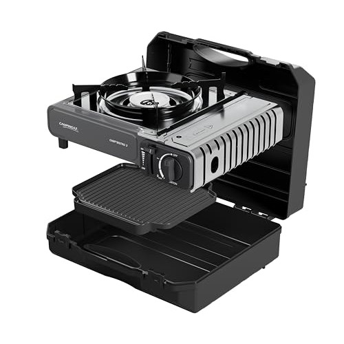 Campingaz Camp Bistro 3 Griddle 1-Burner Camping Stove, 2200W, with Carry Case-3