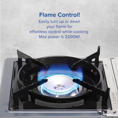 Campingaz Camp Bistro 3 1-Burner Camping Stove, 2200W, Black-2