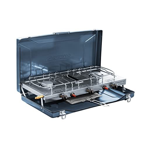 Campingaz Camping Chef R 3-Burner All-in-One Gas Stove, Grill and Toaster