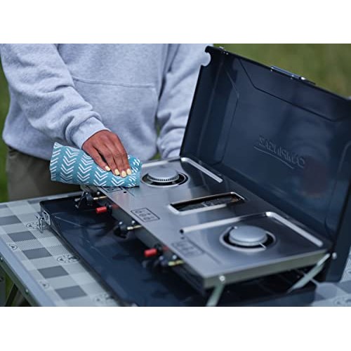 Campingaz Camping Chef R 3-Burner All-in-One Gas Stove, Grill and Toaster-6