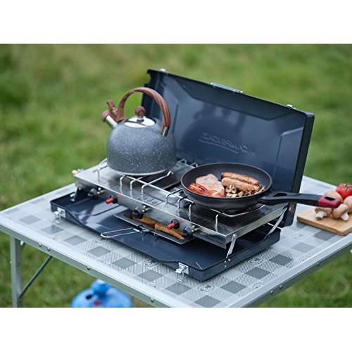 Campingaz Camping Chef R 3-Burner All-in-One Gas Stove, Grill and Toaster-8