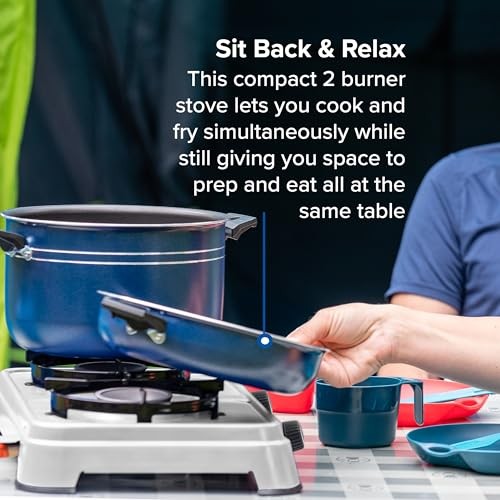 Campingaz Camping Cook CV 2-Burner Gas Stove, 3600 W-2