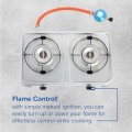 Campingaz Camping Cook CV 2-Burner Gas Stove, 3600 W