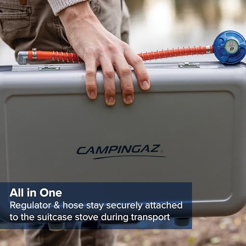 Campingaz Camping Kitchen 2 CV Portable Two-Burner Gas Stove, White-7