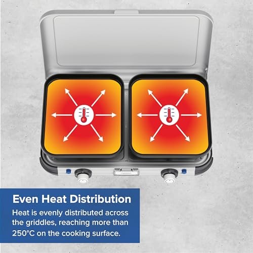 Campingaz Camping Kitchen 2 Grill & Go R Camping Stove, White-5