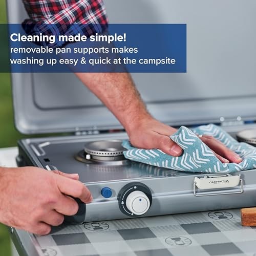 Campingaz Camping Kitchen 2 Grill & Go R Camping Stove, White-7