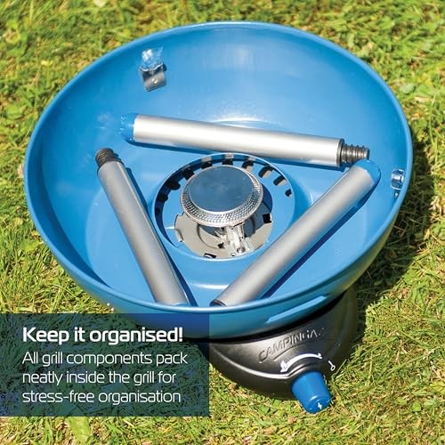 Campingaz Party Grill 200 CV Portable Camping BBQ and Stove, Blue-7