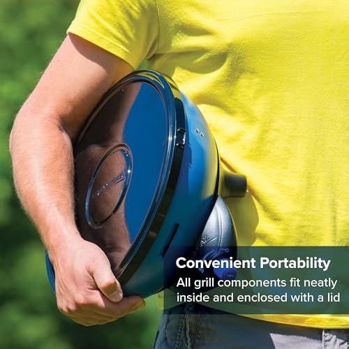 Campingaz Party Grill 200 CV Portable Camping BBQ and Stove, Blue-9
