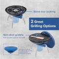 Campingaz Party Grill 100 Portable Camping Stove and BBQ, Black